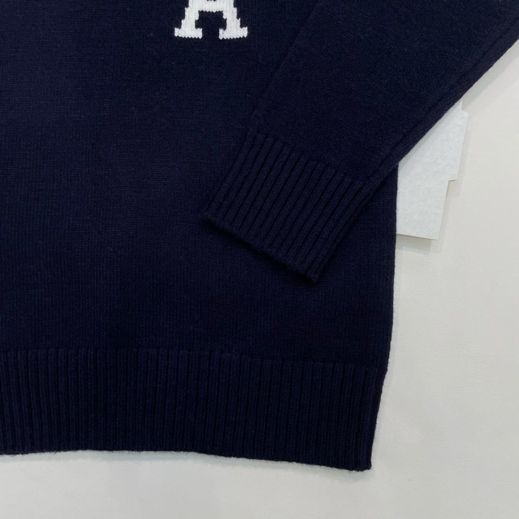 HEART LOGO KNIT SWEATER