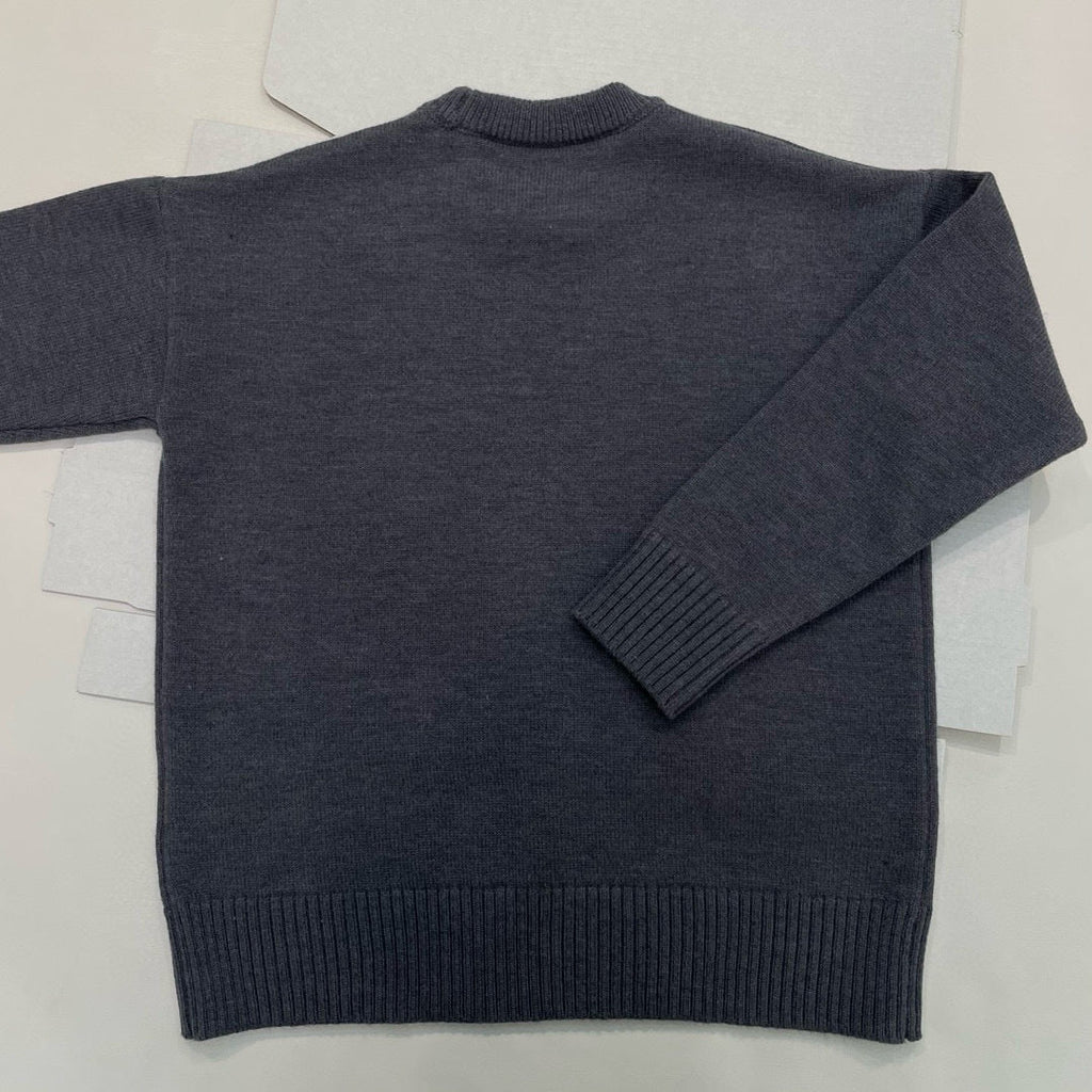 HEART LOGO KNIT SWEATER