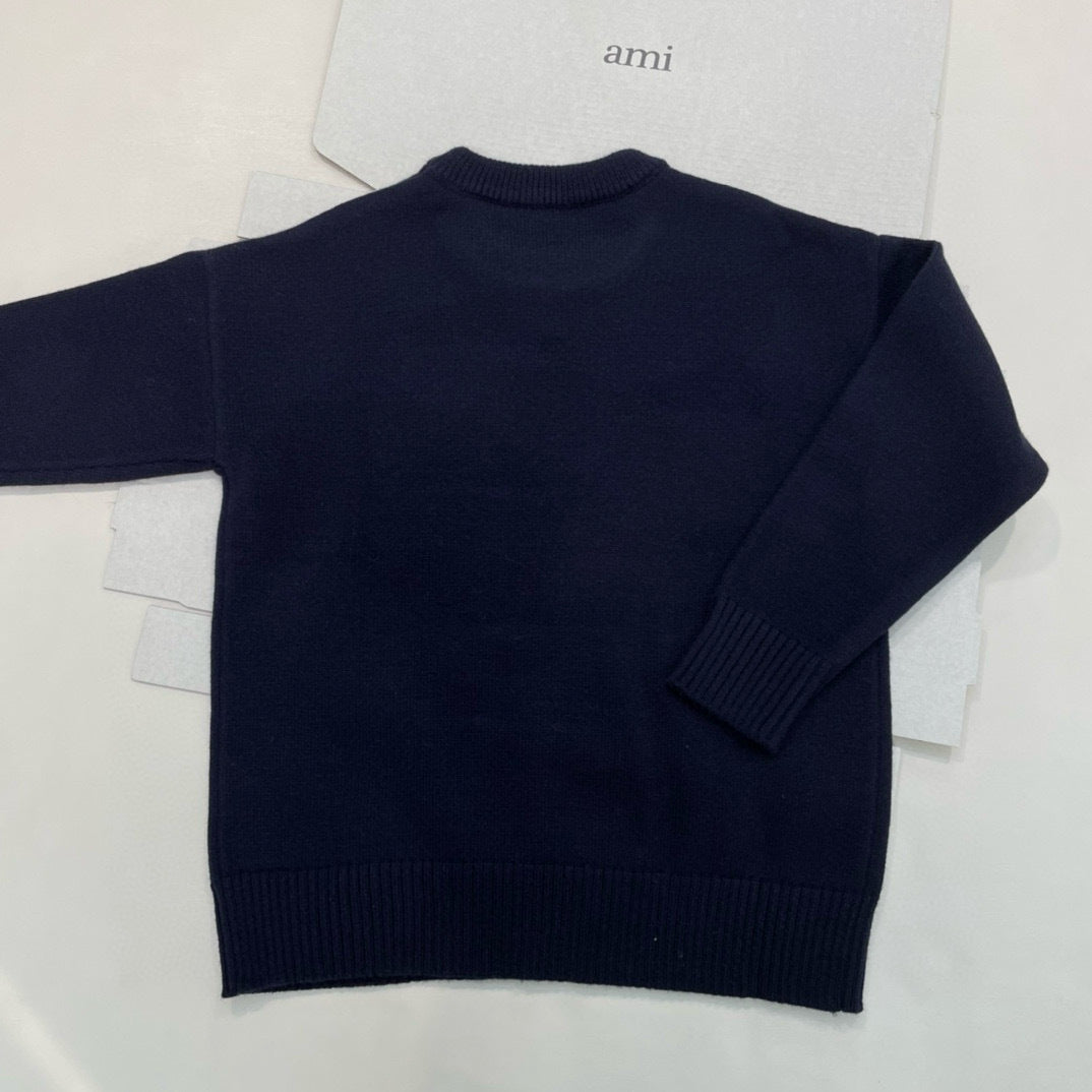 HEART LOGO KNIT SWEATER