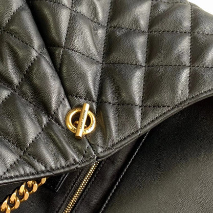 Black Leather Tote