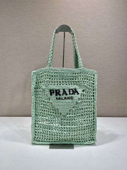 Green Woven Bag