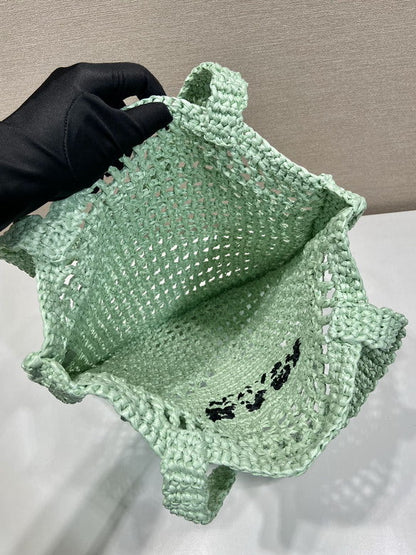 Green Woven Bag