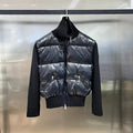 Wool Knit Sleeve Down Jacket