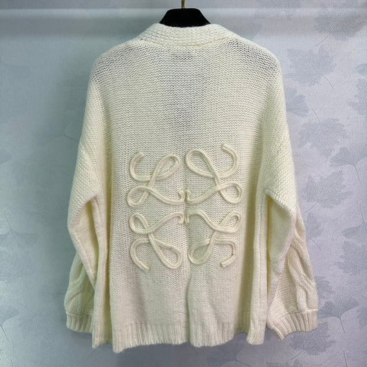 CÁRDIGAN DE PUNTO CON CUELLO EN V LW