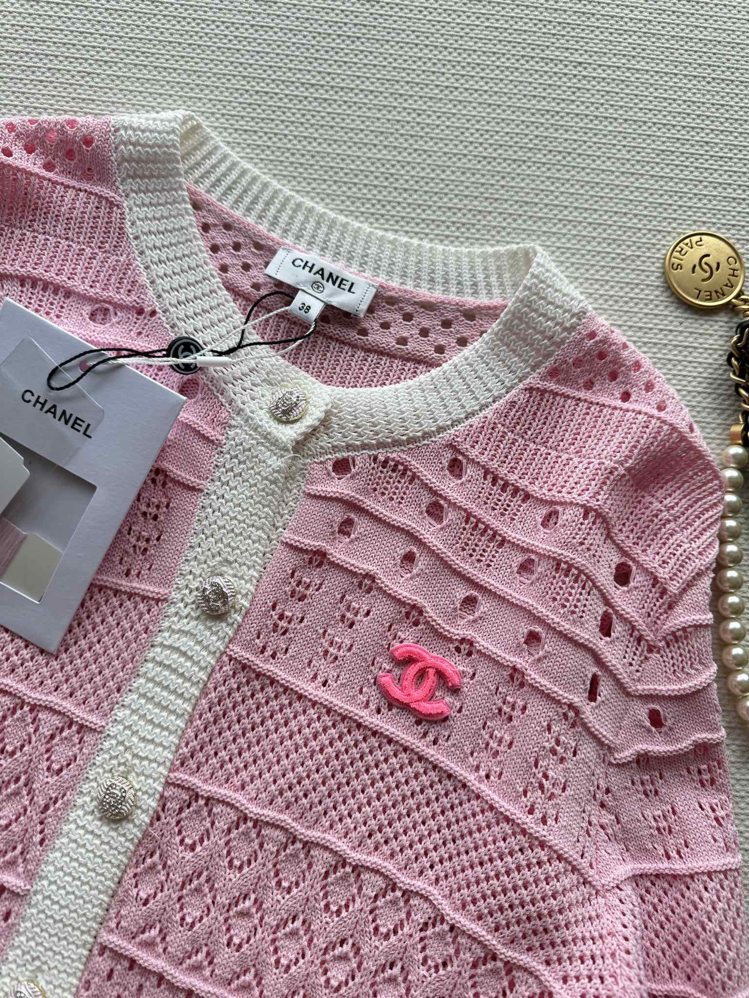 CONTRAST KNIT CARDIGAN