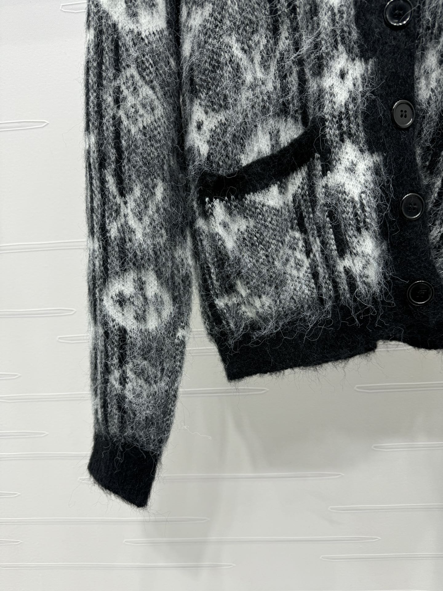 MONOGRAMMED KNIT CARDIGAN