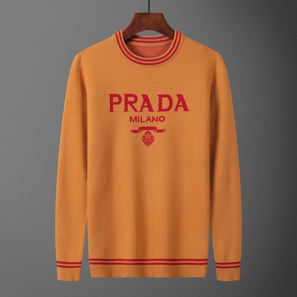 MODAL KNIT SWEATER - ORANGE