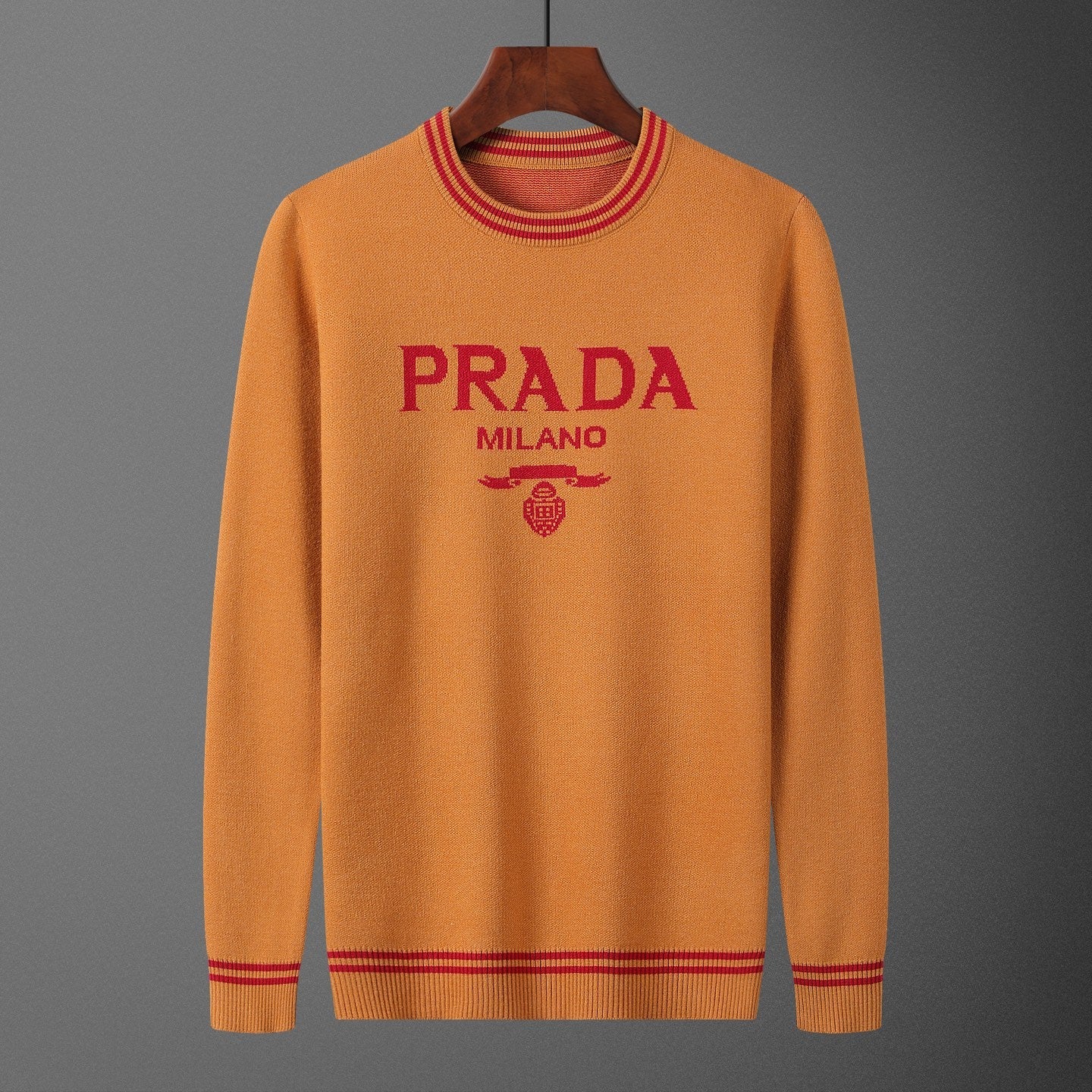 MODAL KNIT SWEATER - ORANGE
